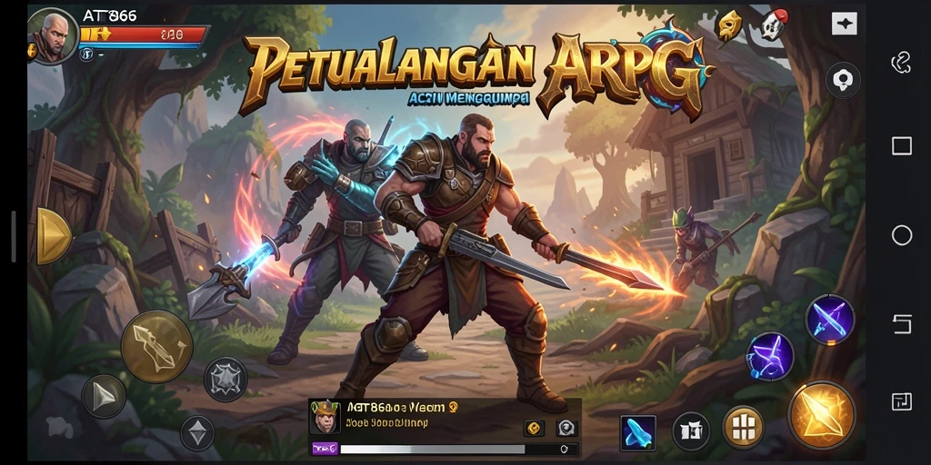 Cuplikan gameplay ARPG yang seru dan mendebarkan dari AT866.