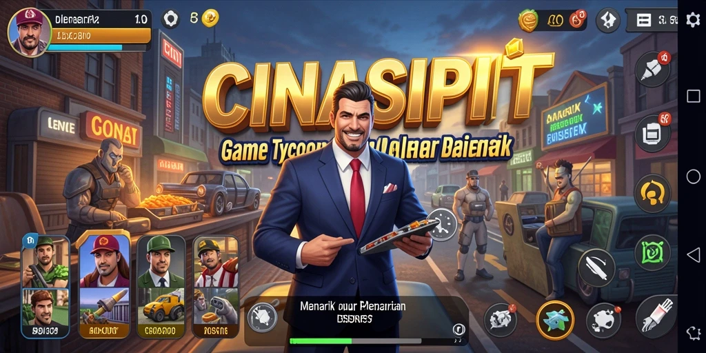 Tampilan gameplay CINASIPIT yang menarik dan interaktif.