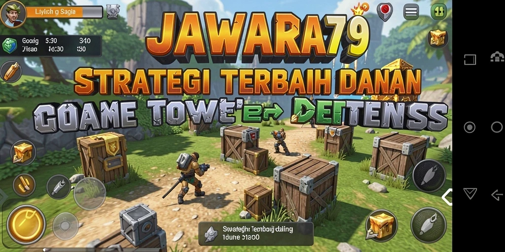 Gameplay menegangkan JAWARA79 di Tower Defense yang penuh strategi.