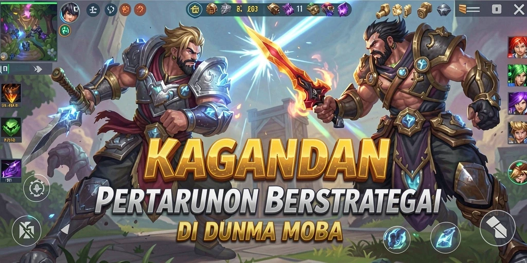 Tampilan seru pertarungan tim di KAGANDAN.