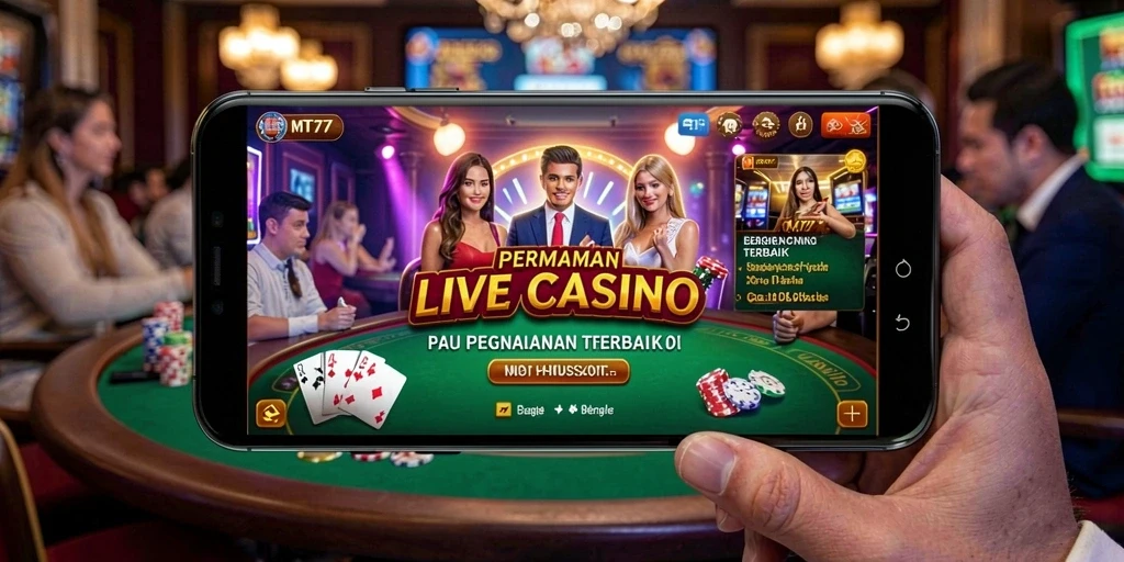 Tampilan gameplay Live Casino yang mengasyikkan dan interaktif.