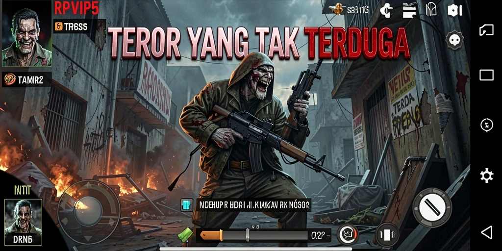 Gameplay RPVIP5 yang menakutkan dan mencekam.