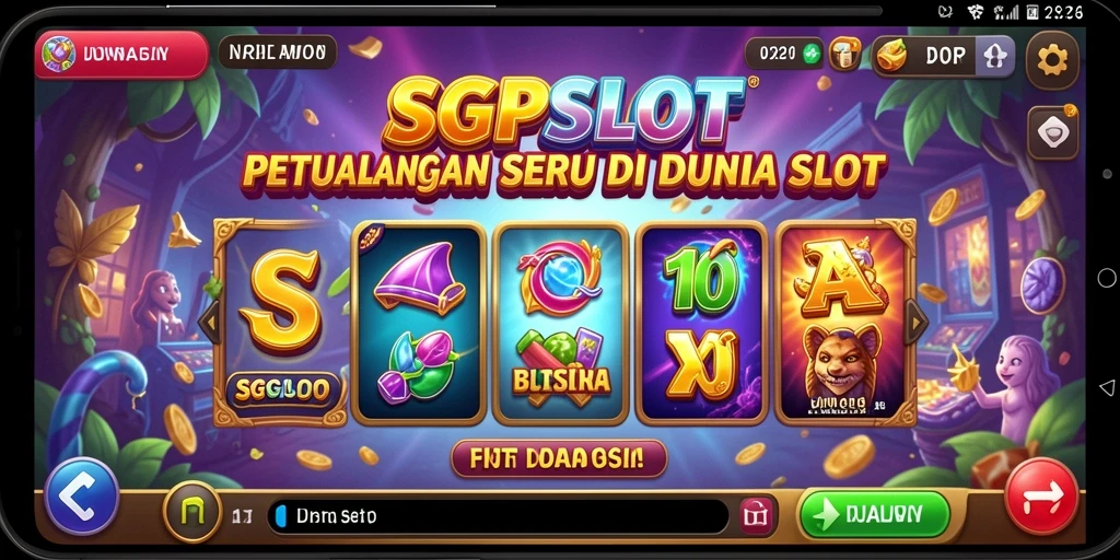 Screenshot gameplay SGPSLOT menampilkan petualangan seru di dunia slot.