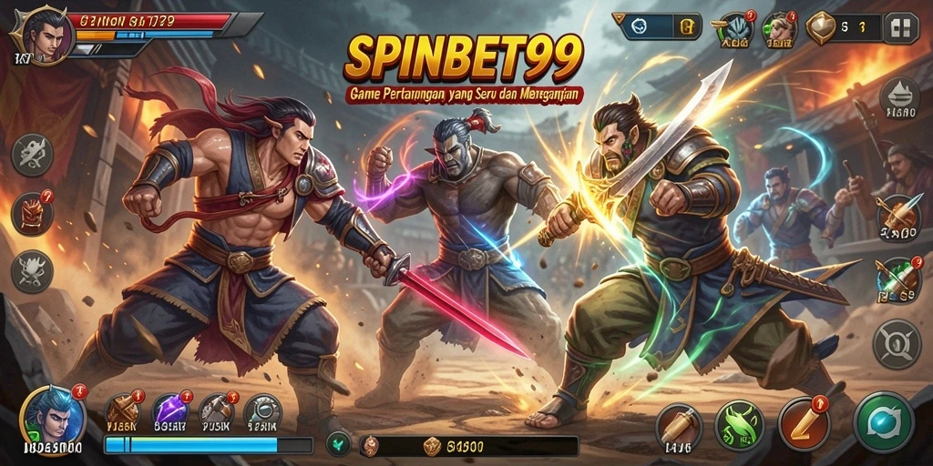 Tampilan dinamis dari permainan Fighting SPINBET99 yang menegangkan.