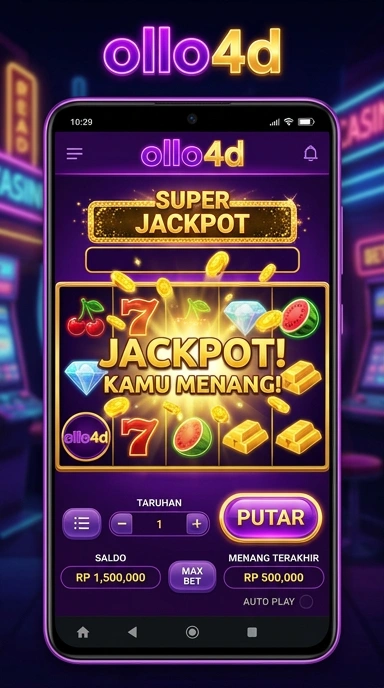 Screenshot aplikasi ollo4d dengan menu yang intuitif.